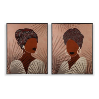 Painting With frame Lady Canvas MDF Wood (3,5 x 100 x 80 cm)