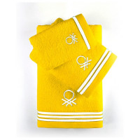 Towel set Benetton Rainbow Yellow (3 pcs)
