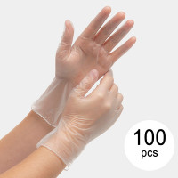 Disposable Vinyl Gloves GVI-02 Size S (Pack of 100)