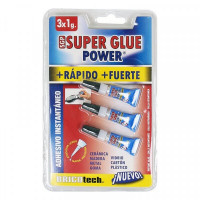 Glue Bricotech Super Glue Power (3 uds)