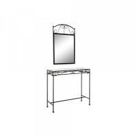Console DKD Home Decor Ironwork Mirror (2 pcs) (80 x 30 x 75 cm) (50 x 2 x 80 cm)