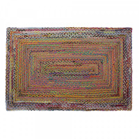 Carpet DKD Home Decor Brown Multicolour Jute Cotton (200 x 290 x 1 cm)