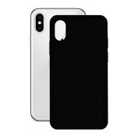Mobile cover Iphone X/xs KSIX Black Silicone