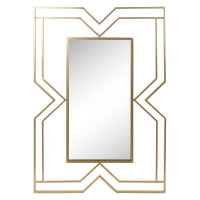 Wall mirror DKD Home Decor Golden Metal (80 x 3 x 120 cm)