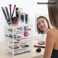 InnovaGoods Acrylic Makeup Organiser 