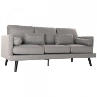 Sofa DKD Home Decor Grey Polyester (195 x 85 x 85 cm)