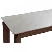 Side Table DKD Home Decor Ceramic walnut (120 x 39 x 77 cm)