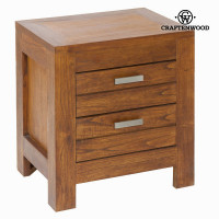 Nightstand Mindi wood (50 x 38 x 54 cm) - Be Yourself Collection by Craftenwood