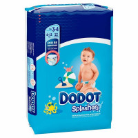 Disposable nappies Dodot Splashers 3-4 (12 uds) (Refurbished A+)