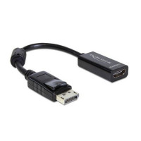 DisplayPort to HDMI Adapter DELOCK 61849 13 cm Black
