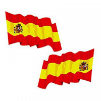 Stickers Flag Spain (2 uds)