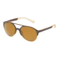 Unisex Sunglasses Police SPL163557ESG (55 mm) Brown (ø 55 mm)