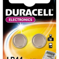 Alkaline Button Cell Batteries DURACELL DRBLR442 LR44 1.5V (2 pcs)