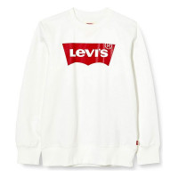 Hoodless Sweatshirt for Girls CREW  Levi's 8E9079  White