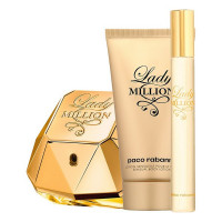 Women's Perfume Set Lady Million Paco Rabanne EDP (3 pcs) (3 pcs)