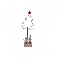 Christmas Tree DKD Home Decor Metal LED (15 x 7 x 38 cm)
