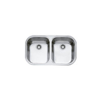 Sink with Two Basins Teka 10107028 STYLO 2C Stainless steel