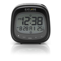 Alarm Clock Explore Scientific RDP-3007 LCD Black