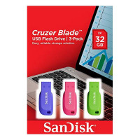 Pendrive SanDisk SDCZ50C-032G-B46T USB 2.0 32 GB (3 uds) 32 GB