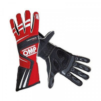 Men's Driving Gloves OMP Tecnica EVO Red