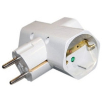 Plug Adapter Silver Electronics 3500W White