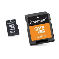 Micro SD Memory Card with Adaptor INTENSO 3413480 32 GB Class 10