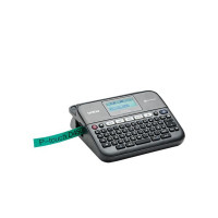 Electronic Labeller with Keyboard and PC Connection Brother FIMITE0159 PTD450VPUR1 Qwerty (65) LED 6 x AA (LR6/HR6)