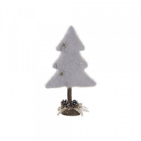 Christmas Tree DKD Home Decor Felt Poplar Star (16 x 5.5 x 27 cm)