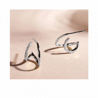Ladies'Earrings Mockberg MO790 Silver