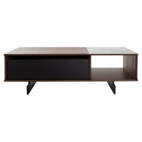 TV furniture DKD Home Decor Metal Ceramic walnut (120 x 59.5 x 37 cm)