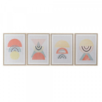 Painting DKD Home Decor Abstract (4 pcs) (50 x 2.7 x 70 cm)