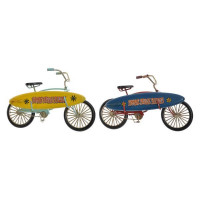 Vehicle DKD Home Decor Decoration Vintage Bicycle (2 pcs) (21 x 8 x 13 cm) (21 x 8 x 13 cm)