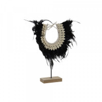 Decorative Figure DKD Home Decor Feather Shells (27 x 6 x 38 cm)