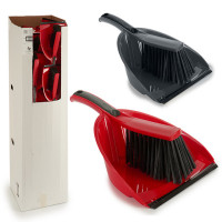 Sweeping Brush and Dustpan Cleaning Set Hand Rubber Plastic (23 x 8,5 x 32 cm)