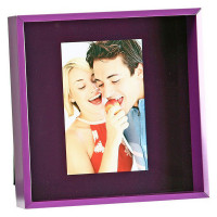 Photo frame Aluminium Purple (21 x 21,5 cm)