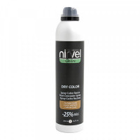 Cover Up Spray for Grey Hair Green Dry Color Nirvel Light Brown (300 ml)