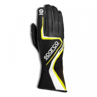 Men's Driving Gloves Sparco Record 2020 SZ08 Black