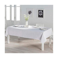 Tablecloth Naturals White (140 x 225 cm)