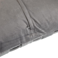 Cushion Grey Polyester 600 g Velvet