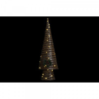 Christmas Tree DKD Home Decor Rattan LED (32 x 18 x 100 cm)