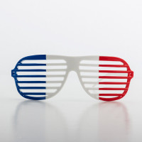 French Flag Shutter Glasses