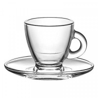 Piece Coffee Cup Set LAV Roma 95 ml Crystal (12 pcs)