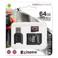 Micro SD Memory Card with Adaptor Kingston MLPMR2/64GB 285 MB/s
