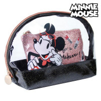 Toilet Bag Minnie Mouse Black (2 pcs)