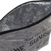 Toilet Bag DKD Home Decor The Sunshine Brown Black Grey Paper (3 pcs) (30 x 12 x 19 cm)
