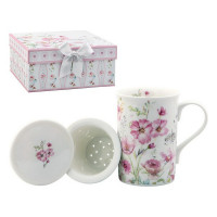Cup with Tea Filter 116168 Roses