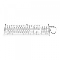 Keyboard and Mouse HPE 631348-B21          