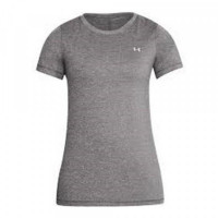 Women’s Short Sleeve T-Shirt Under Armour 1285637-020 Grey