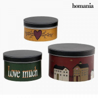 Decorative box Homania 2687 (3 pcs) Circular
