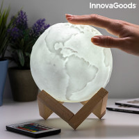 Rechargeable Planet Earth LED Lamp Worldy InnovaGoods